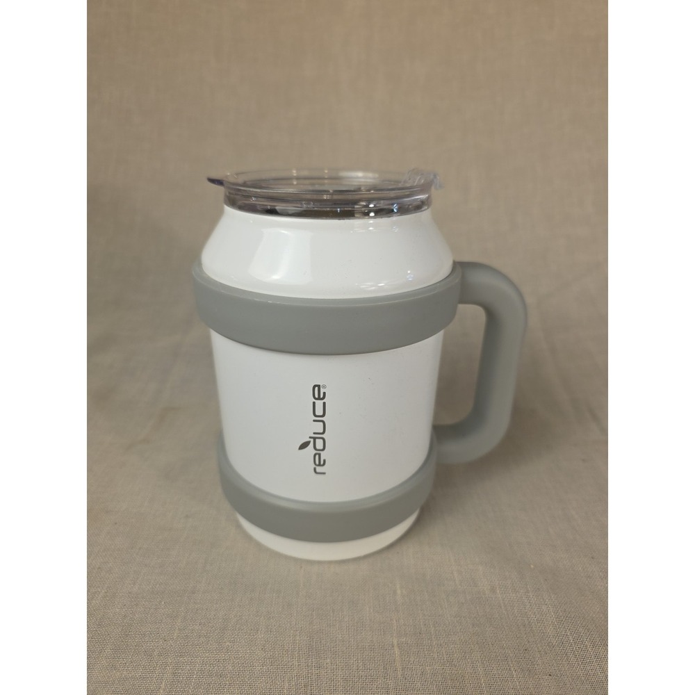 Reduce Tumbler Mug, 50 oz – OG Stainless Steel Insulated Mug white grey trim